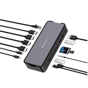 USB C Multip.15 In 1 HDMI 8K Pd 80W