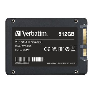 512Gb Sata3 2.5 SSD 7Mm Vi550