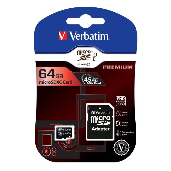 Micro Sdhc -64Gb- Class 10+Adat. - immagine 2