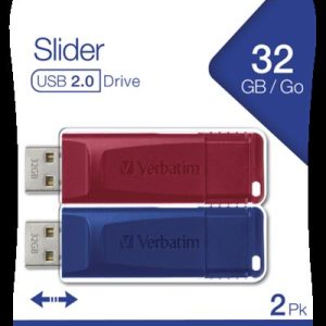 Memory USB 2.0 32Gb Slider 2 Pack