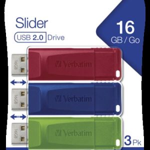 Memory USB 16Gb Slider Tripack