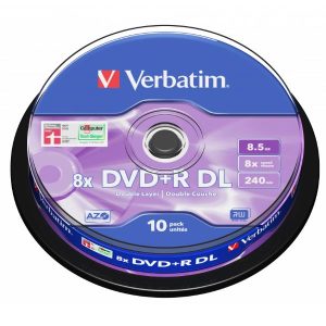 Spindle 10 Dvd+R D.layer 8.5Gb 8X S