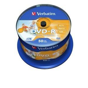 Spindle 50 Dvd-R 4 7Gb 16X Print. S