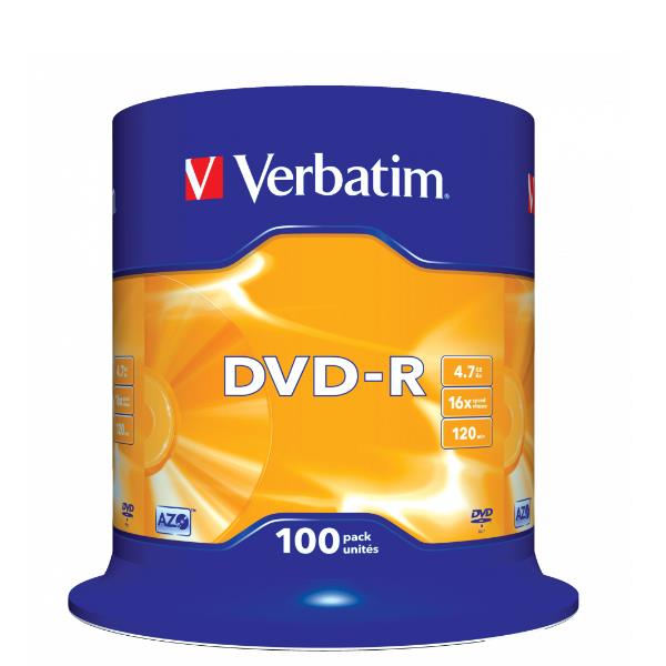 Spindle 100 Dvd-R 4.7Gb 16X ) - immagine 2