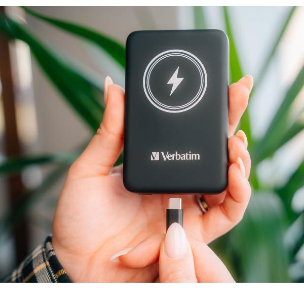 Power Bank 5000Mah Mag Safe Nero - immagine 5