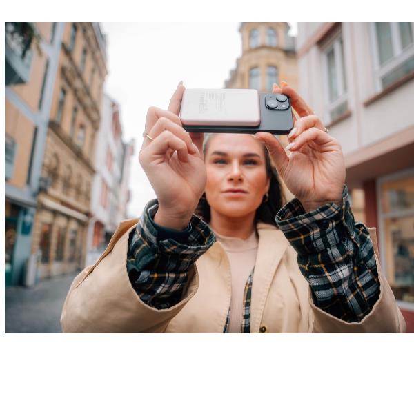 Power Bank 10000Mah Mag Safe Rosa - immagine 3