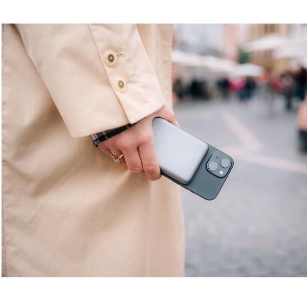 Power Bank 10000Mah Mag Safe Grigio - immagine 5