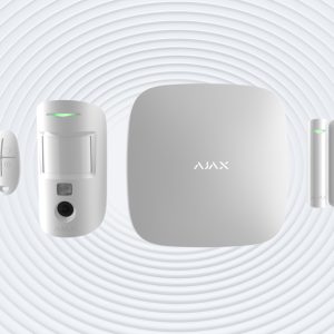 Ajax Starterkit Camera Plus Hdr (8Eu) Asp Bianco